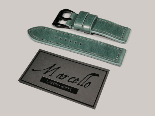 Handcrafted Emerald Green Panerai Strap IMAGE