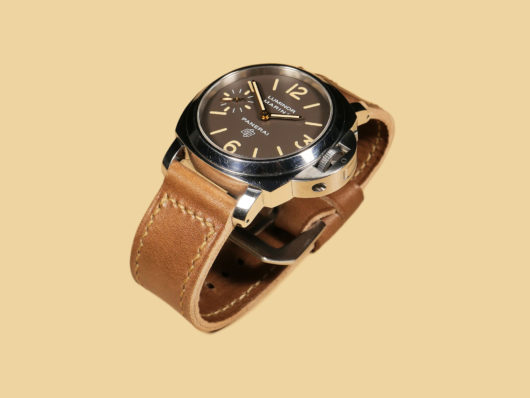 Brown 44mm Panerai Strap IMAGE