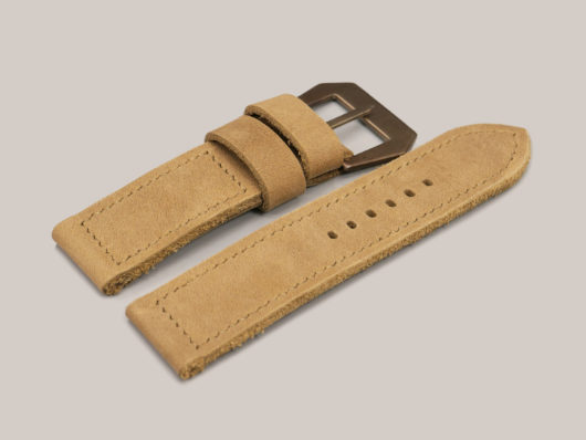 Soft Aftermarket Camel Tan Panerai Strap 44mm IMAGE