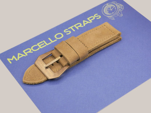 Bespoke Aftermarket Camel Tan Panerai Strap 44mm IMAGE