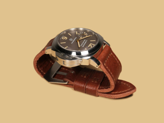 Example Aftermarket Panerai Replacement Strap Pre-V Burgundy 44mm PAM00632 IMAGE