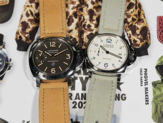 Tan band tailored for Panerai timekeeping IMAGE