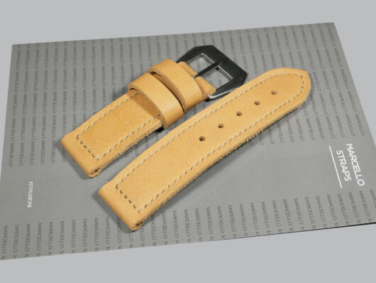 Stylish tan wristband for Panerai watch IMAGE