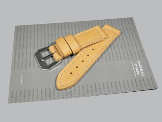 Tan leather band for Panerai watch IMAGE