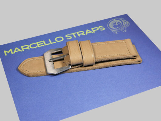 Soft Tan Leather Band for Panerai Watches from Marcellostraps.com