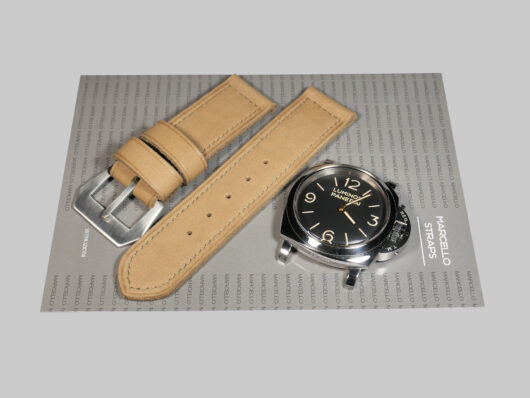 Custom Soft Tan Panerai Watch Strap from Marcellostraps.com