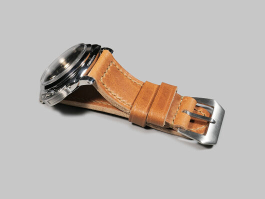 Stylish 26mm tan Panerai watchband IMAGE
