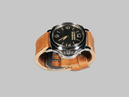 Tan leather strap designed for 26mm Panerai watches IMAGE