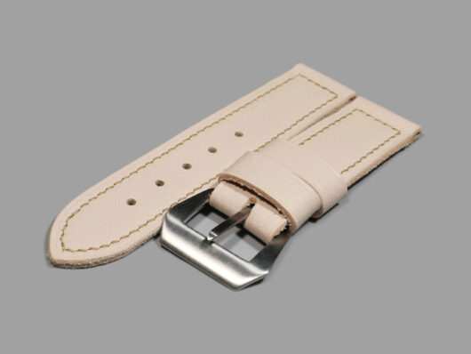 Panerai watch with white strap IMAGE