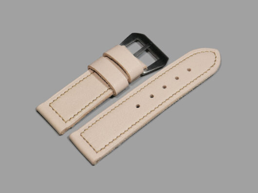 Luxury white leather strap Panerai IMAGE