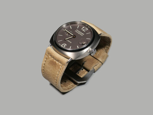 Beige Handcrafted Leather Strap for Panerai Radiomir IMAGE