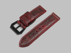 Red Panerai Strap with Black Buckle IMAGE