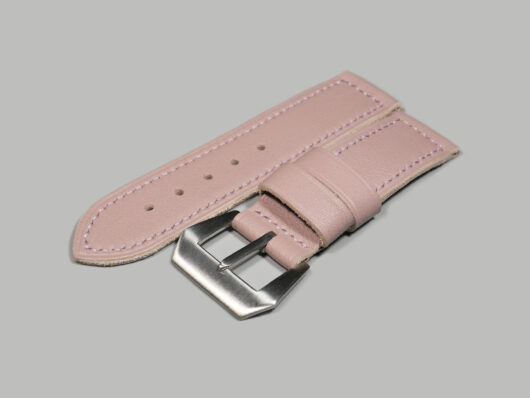 Premium quality matte pink Panerai watchband - IMAGE