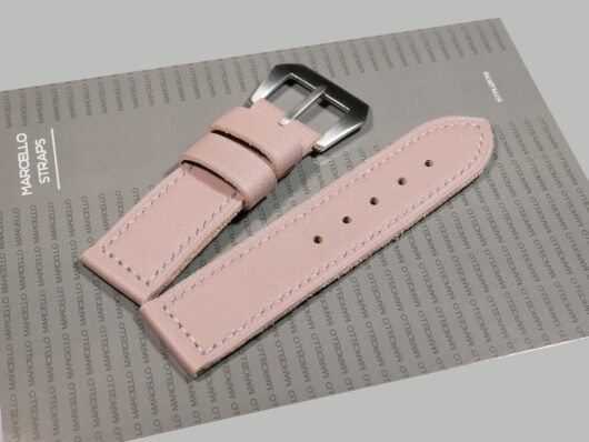 A fashionable matte pink Panerai band - IMAGE