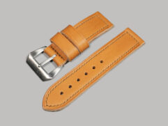 Handcrafted tan Panerai strap for your wrist - IMAGE