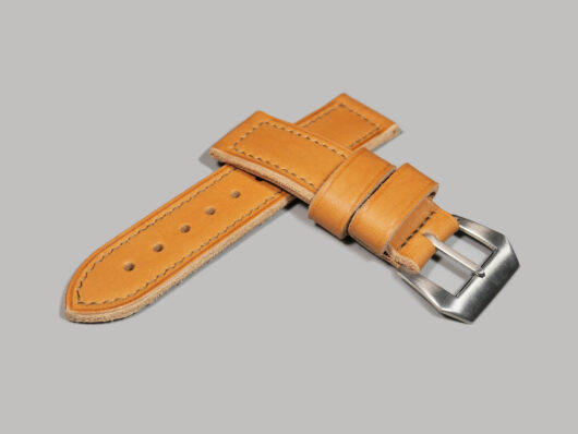 Expertly made handcrafted tan Panerai strap - IMAGE