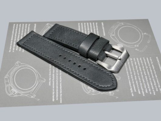 Experience modern design with the grey Panerai strap by Marcello Straps IMAGE