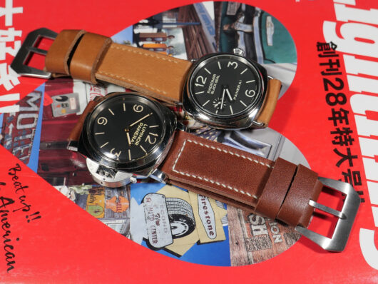 Panerai Soft Brown Strap featuring Exquisite Buckle IMAGE