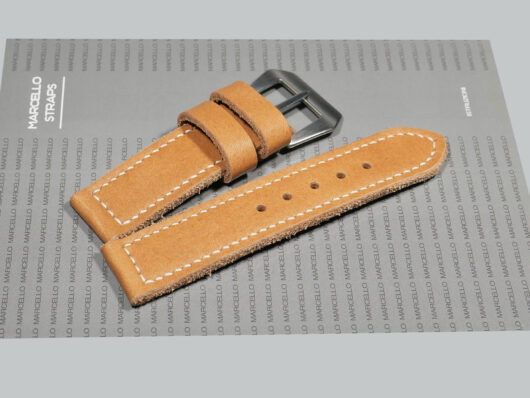 Soft Panerai DUE leather strap from Marcello Straps IMAGE