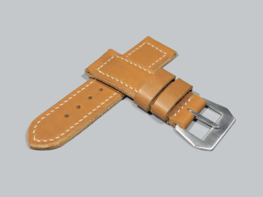 Elevate Your Panerai Watch with a Classic Tan Panerai Strap from MarcelloStraps.com - Bespoke Panerai Straps