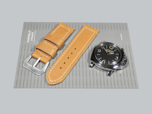 Define Your Style with a Classic Tan Panerai Strap from MarcelloStraps.com - Bespoke Panerai Straps