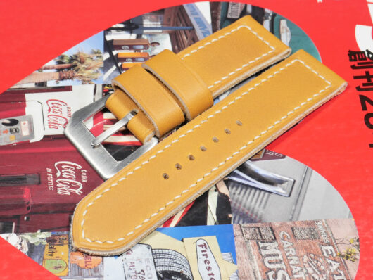 Marcello Straps French Ammo Tan Watch Belt for Panerai IMAGE