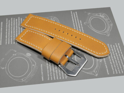 Marcello Straps French Ammo Tan Watchband for Panerai IMAGE