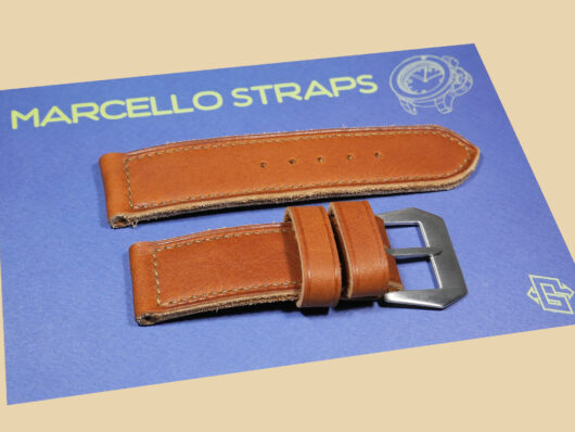 Soft Thick Panerai Strap from Marcello Straps Luxury Look IMAGE