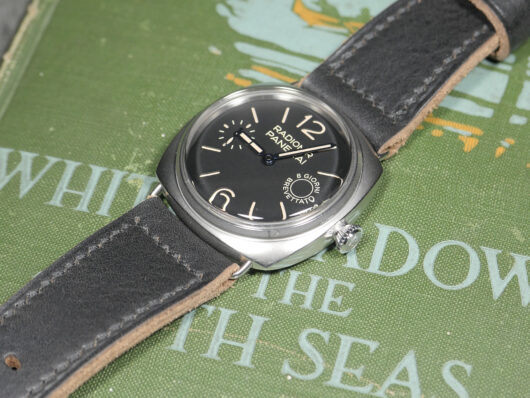 Thick Black Panerai Radiomir Strap from Marcello Straps Fashionable Appeal IMAGE