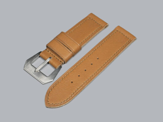 Soft Tan Panerai Strap from Marcello Straps Close-Up IMAGE