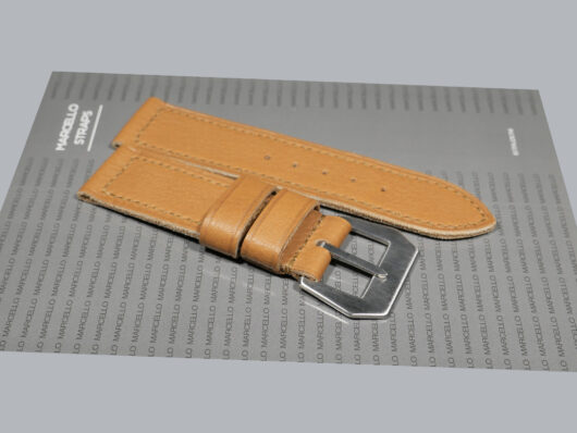 Marcello Straps Soft Tan Panerai Strap Close-Up Shot IMAGE