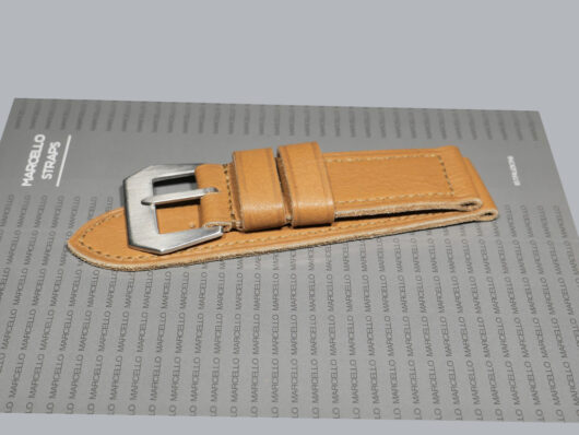 Soft Tan Panerai Strap from Marcello Straps High-Quality Material IMAGE