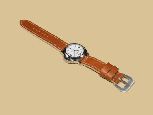 Soft Tan Panerai Watch Belt with Craftsmanship IMAGE