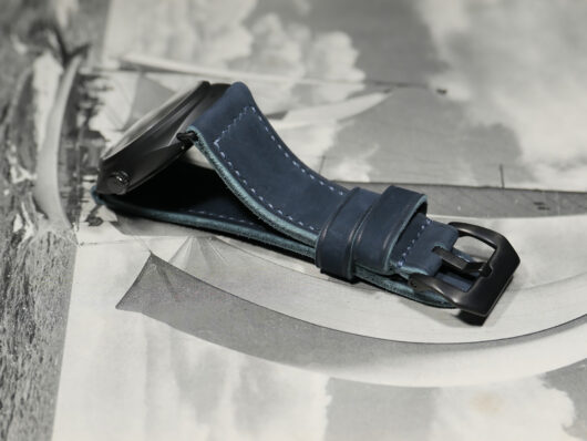 A photo of Marcello Straps strap for Suede Blue Panerai Radiomir PAM00292 IMAGE
