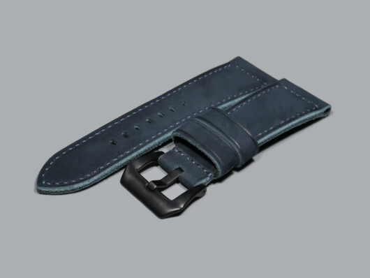 A photo of Marcello Straps Suede Blue Panerai Radiomir Strap PAM00292 replacement IMAGE