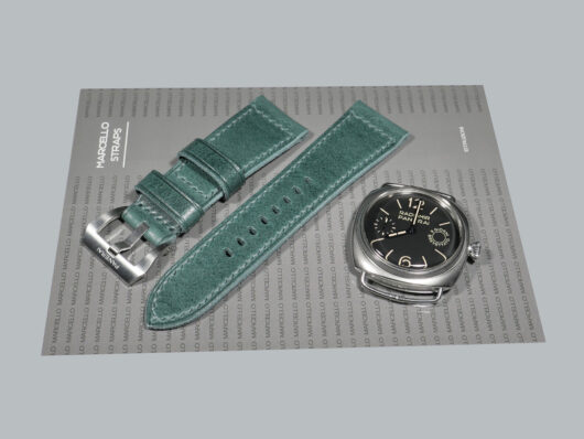 A photo of Marcello Straps Green Radiomir Strap for Panerai watch strap IMAGE