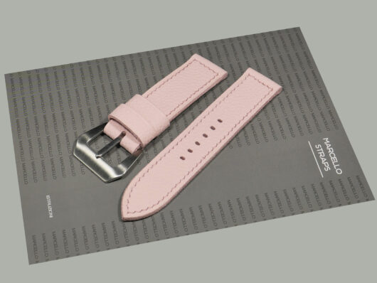 High-quality Pink Panerai DUE strap on PAM00906 IMAGE