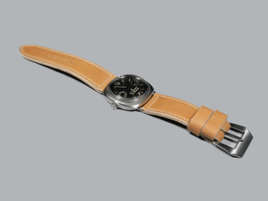 Handcrafted Vintage-inspired Panerai Strap for Radiomir with Sewn on PAM00992 IMAGE