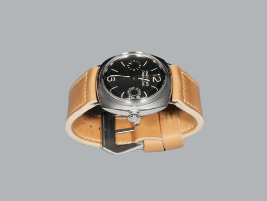 Modern Vintage-inspired Panerai Strap for Radiomir with Sewn on PAM00992 IMAGE