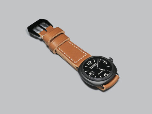 Panerai Brown Thick Leather Radiomir Strap with black buckle Image