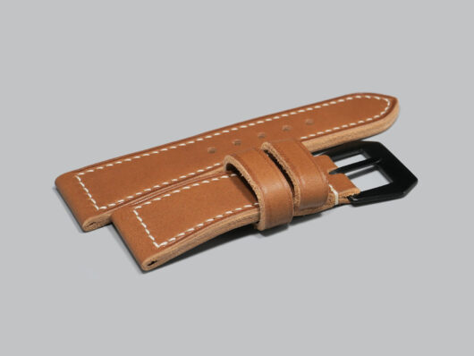 Thick Brown Leather Radiomir Strap for Panerai Image