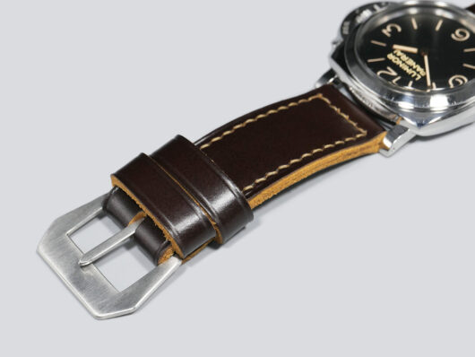 Sturdy 47mm Chocolate Brown Panerai Strap for large Panerai watch IMAGE