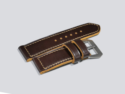 Elegant 47mm Chocolate Brown Panerai Strap for large Panerai watch IMAGE