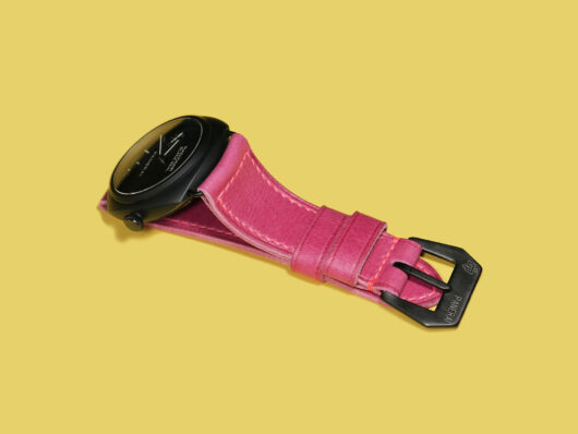 Durable pink Radiomir strap for Panerai Radiomir