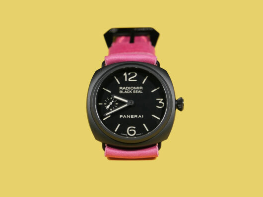 High-quality pink Radiomir strap for Panerai Radiomir