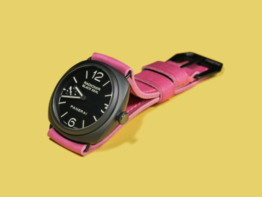 Classic pink Radiomir strap for Panerai Radiomir