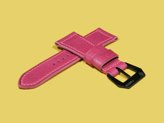 Elegant pink Radiomir strap for Panerai Radiomir