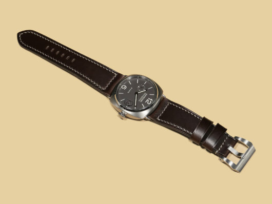 Dark Brown Panerai Radiomir Strap from Marcello Straps in gift packaging